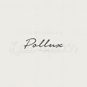 Pollux Temporary Tattoo - Set of 3