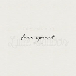 Free Spirit Temporary Tattoo - Set of 3 – Little Tattoos