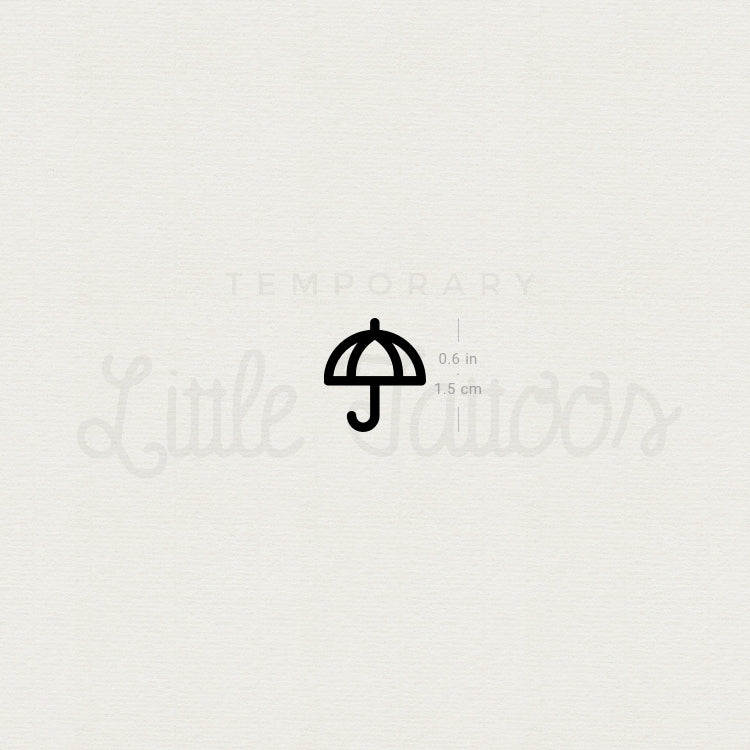 Umbrella Movement Temporary Tattoo - Set of 3