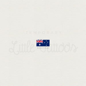 Australia Flag Temporary Tattoo - Set of 3