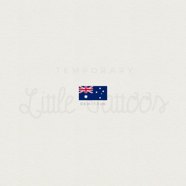 Australia Flag Temporary Tattoo - Set of 3