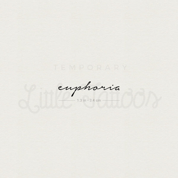 Euphoria Temporary Tattoo - Set of 3