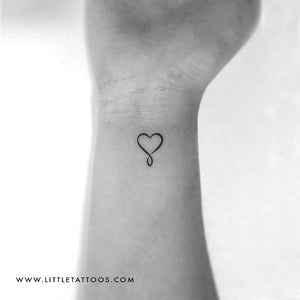 the double heart tattoo meaning and ideas  Source infinity  Flickr