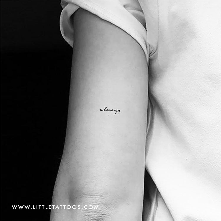 Tatuaje temporal Always - Juego de 3