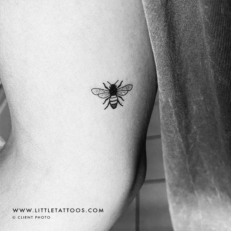 Bee Temporary Tattoo - Set of 3