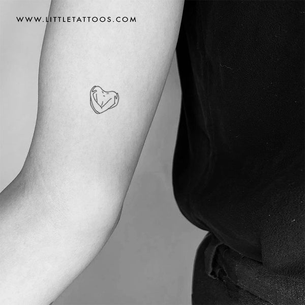 Love Myself Symbol Temporary Tattoo - Set of 3
