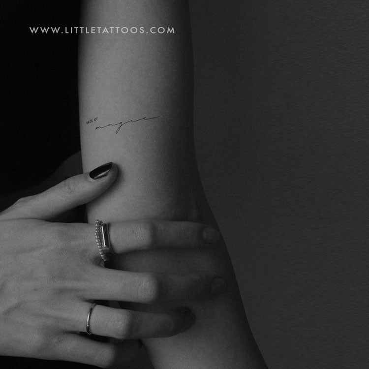 Made Of Magic Temporary Tattoo by Harmlessberry - Set of 3