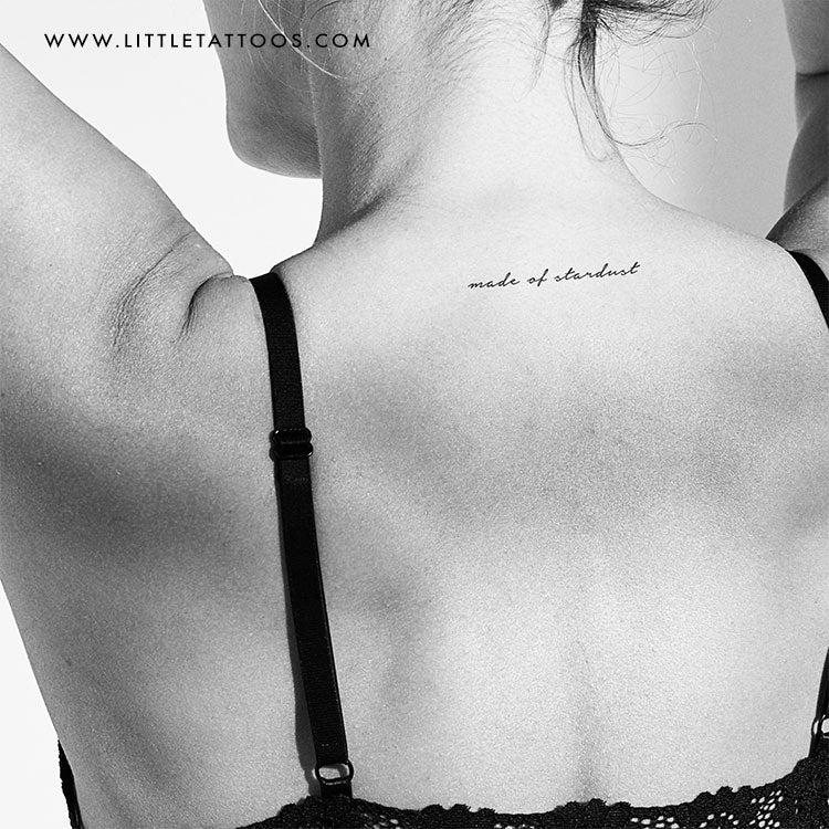 Made of Stardust Temporary Tattoo - Set of 3