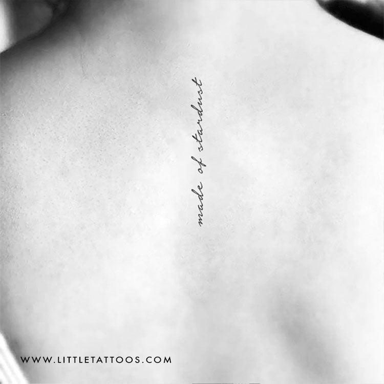 Made of Stardust Temporary Tattoo - Set of 3