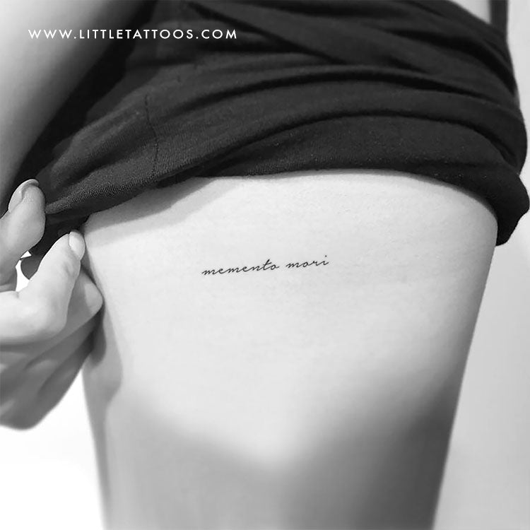 Memento Mori Temporary Tattoo - Set of 3