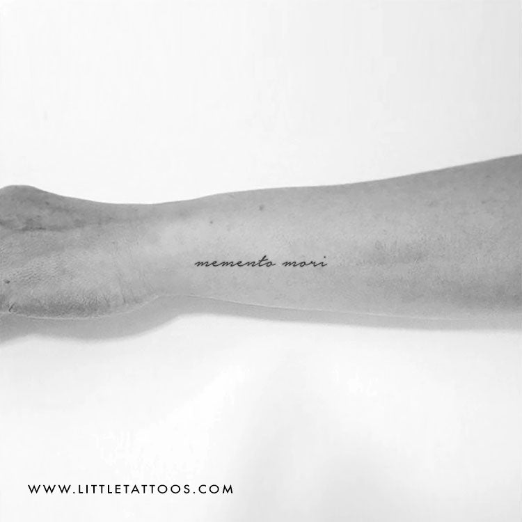 Memento Mori Temporary Tattoo - Set of 3