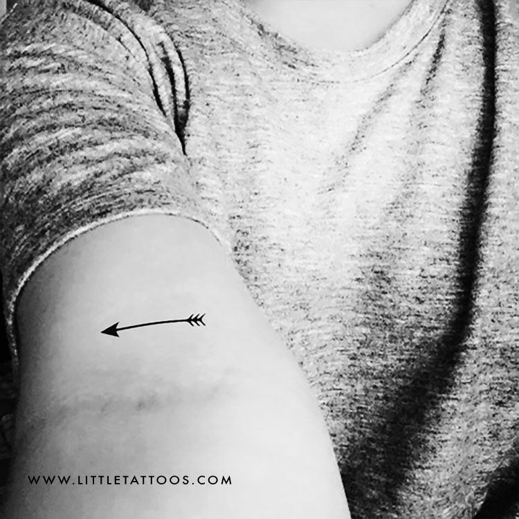 Tatuaje temporal de flecha pequeña - Juego de 3