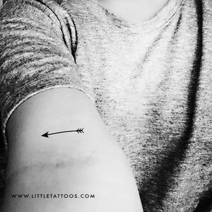 Small Arrow Temporary Tattoo  - Set of 3