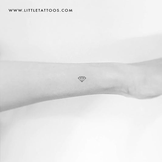Minimalist Diamond Temporary Tattoo - Set of 3