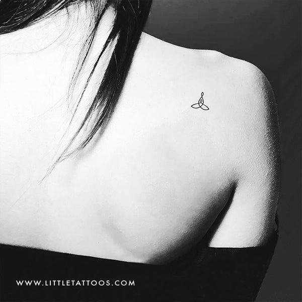 Mother And Child Symbol Temporary Tattoo - Set of 3