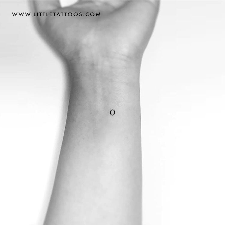 0-9 Number Temporary Tattoo Set - Set of 3