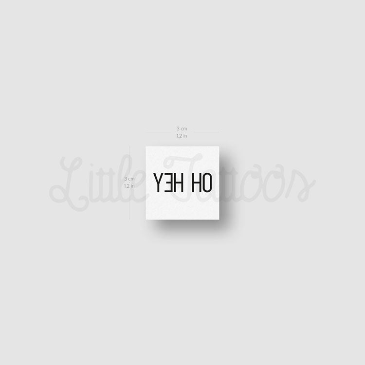 Oh Hey Temporary Tattoo - Set of 3