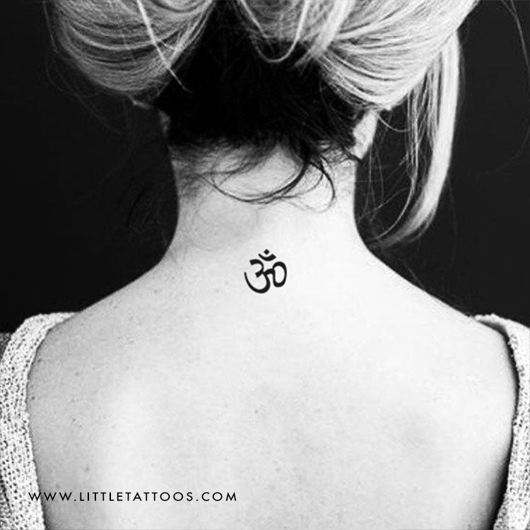 Om Temporary Tattoo - Set of 3