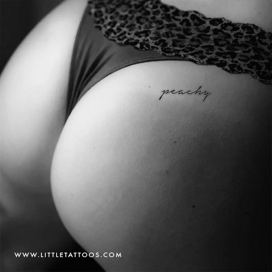 Tatuaje temporal "Peachy" - Juego de 3