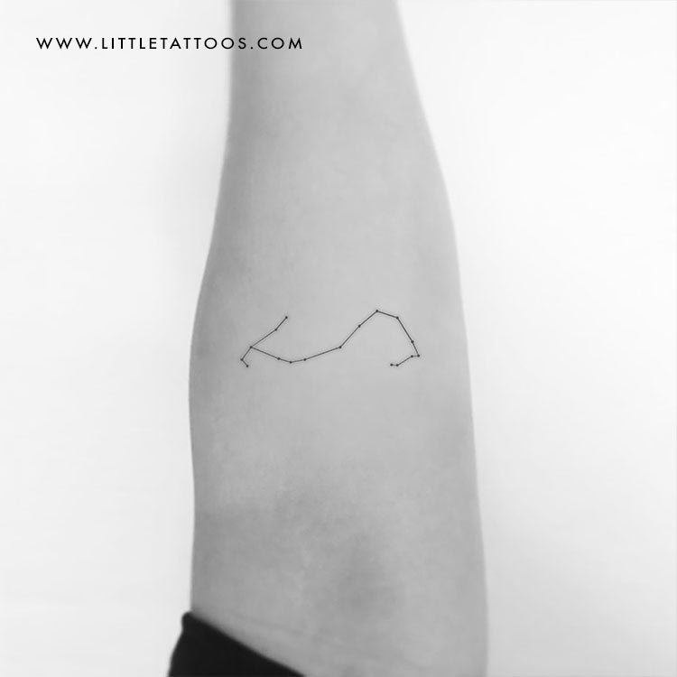 Scorpius Constellation Temporary Tattoo - Set of 3