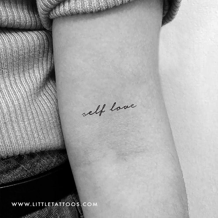 Self Love Temporary Tattoo - Set of 3