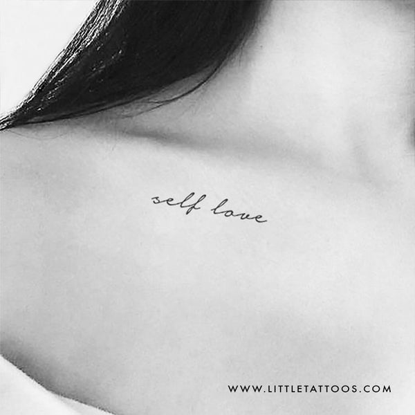 Self Love Temporary Tattoo - Set of 3
