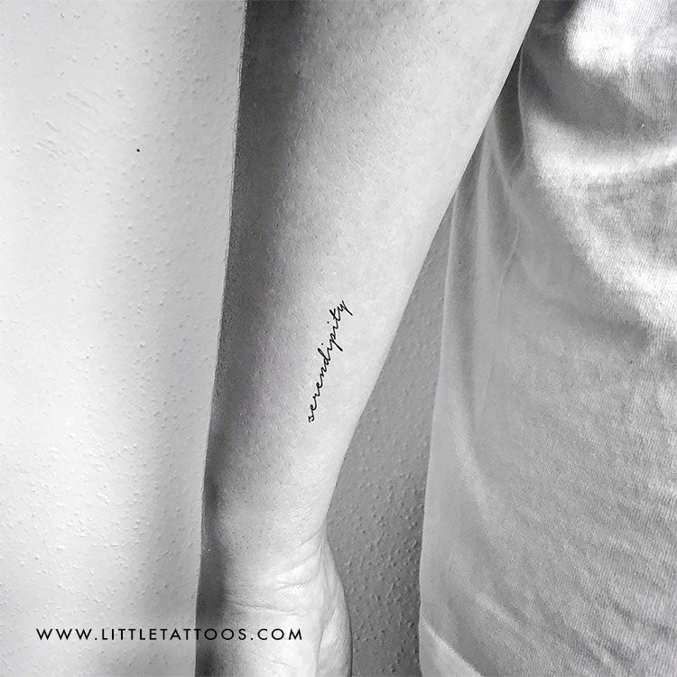 Serendipity Temporary Tattoo - Set of 3