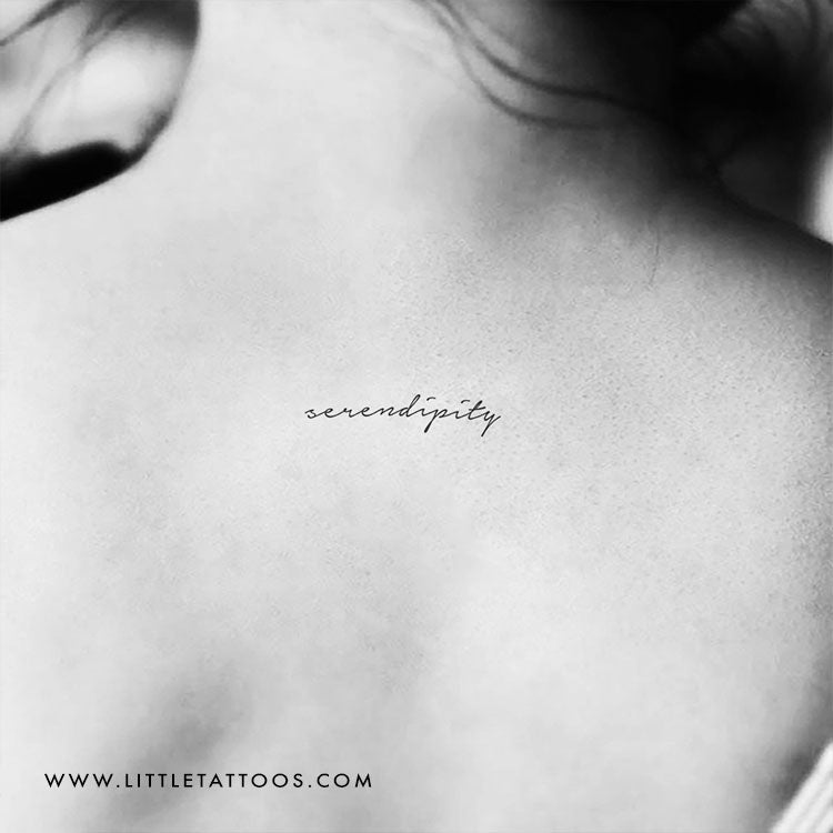 Serendipity Temporary Tattoo - Set of 3