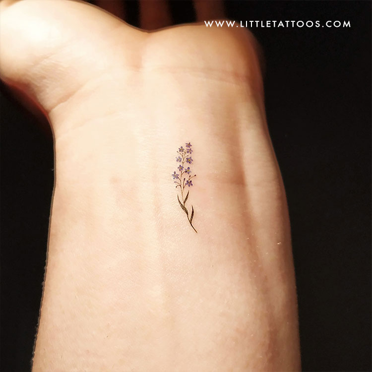 Forget-me-not Temporary Tattoo by Lena - Set of 3