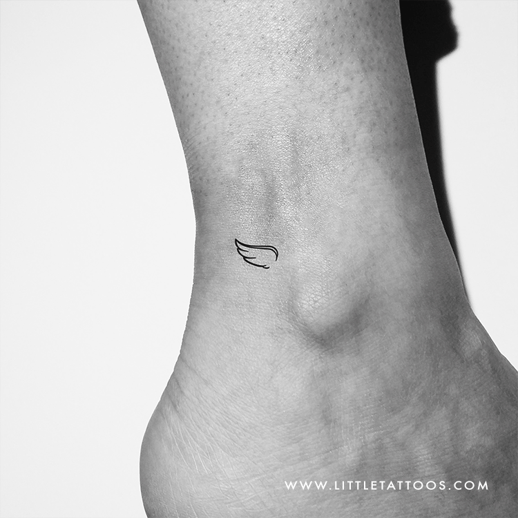 Tatuaje temporal de un par de alas - Juego de 3 + 3