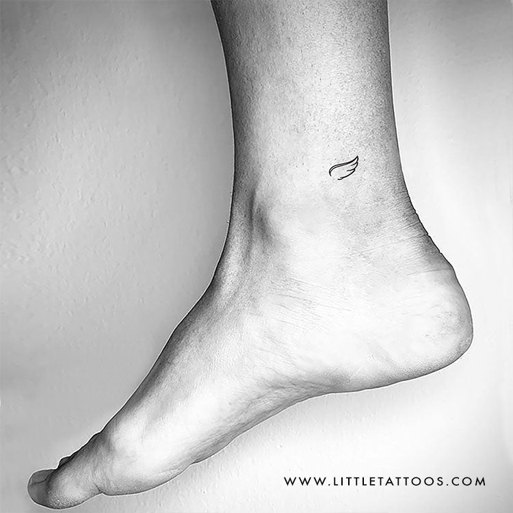 Tatuaje temporal de un par de alas - Juego de 3 + 3