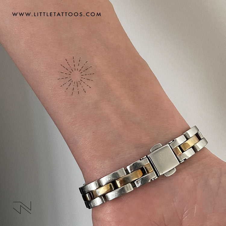 Solar Sparkle Type II by Jakenowicz Temporary Tattoo - Set of 3