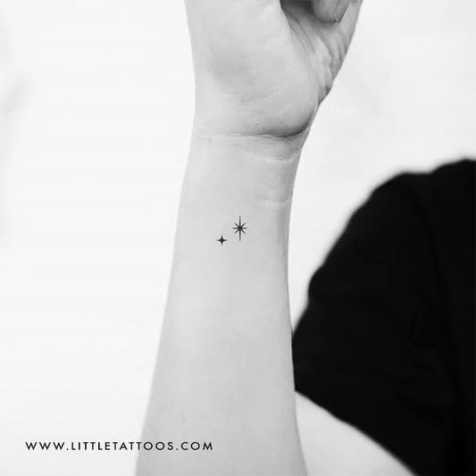 The Second Star to the Right Temporary Tattoo - Set of 3