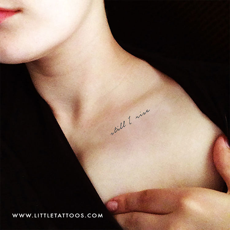 Still I Rise Temporary Tattoo - Set of 3