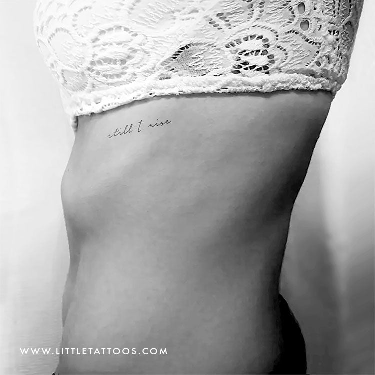 Still I Rise Temporary Tattoo - Set of 3