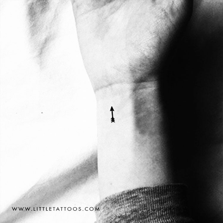 Tatuaje temporal de flecha pequeña - Juego de 3