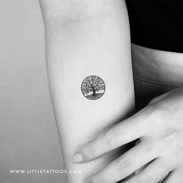 Tree Of Life Temporary Tattoo - Set of 3