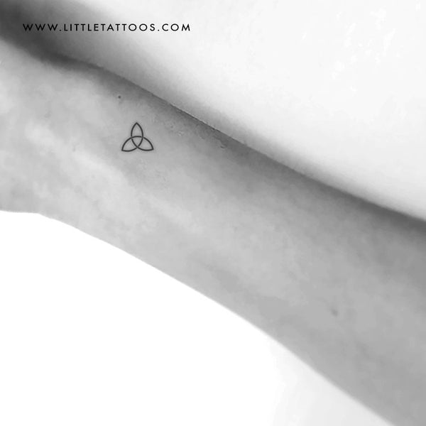 Triquetra Symbol Temporary Tattoo (Set of 3)