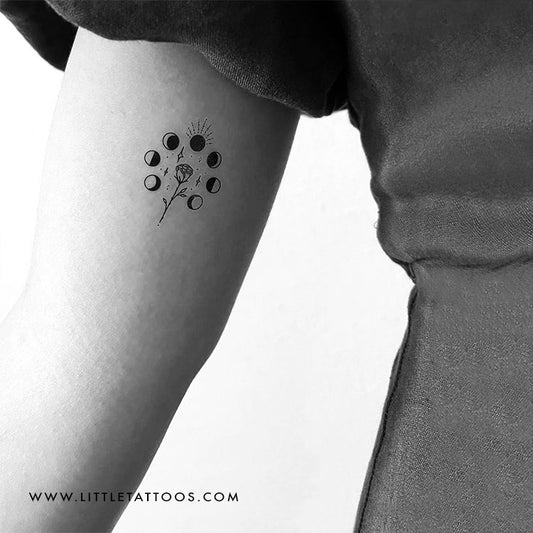 Rose Phases Temporary Tattoo by Tukoi - Set of 3