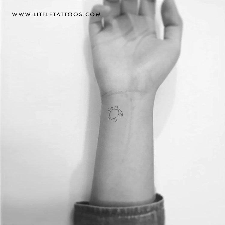 Turtle Temporary Tattoo (Set of 3)