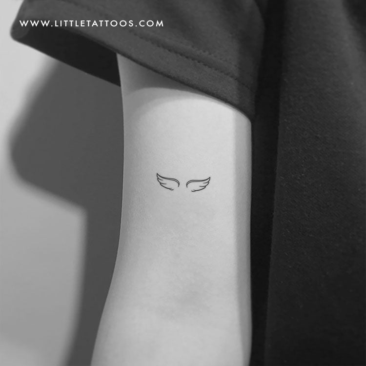 Wing Couple Temporary Tattoo - Set of 3