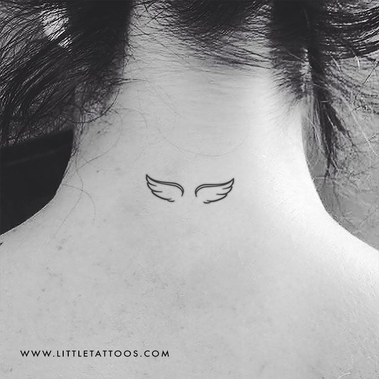Wing Couple Temporary Tattoo - Set of 3