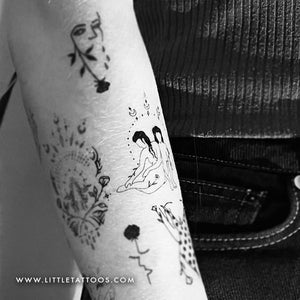 Two Women Temporary Tattoo by Tukoi - Set of 3