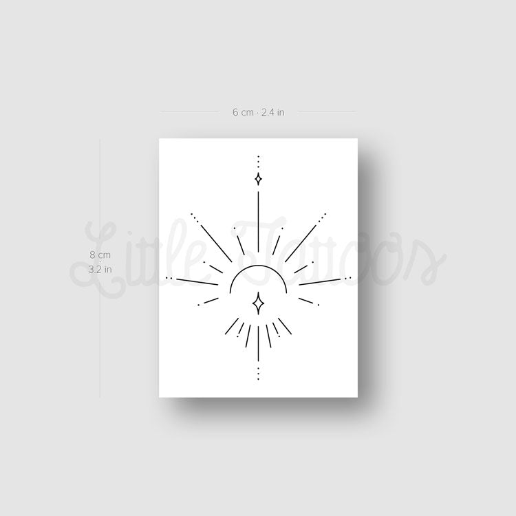 Ornamental Temporary Tattoo by 1991.ink - Set of 3