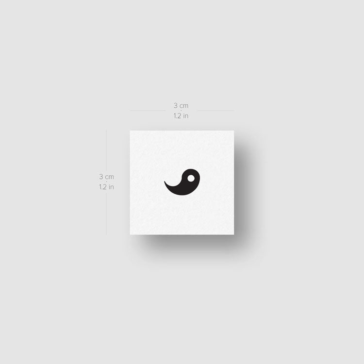 Matching Yin Yang Temporary Tattoo - Set of 3+3